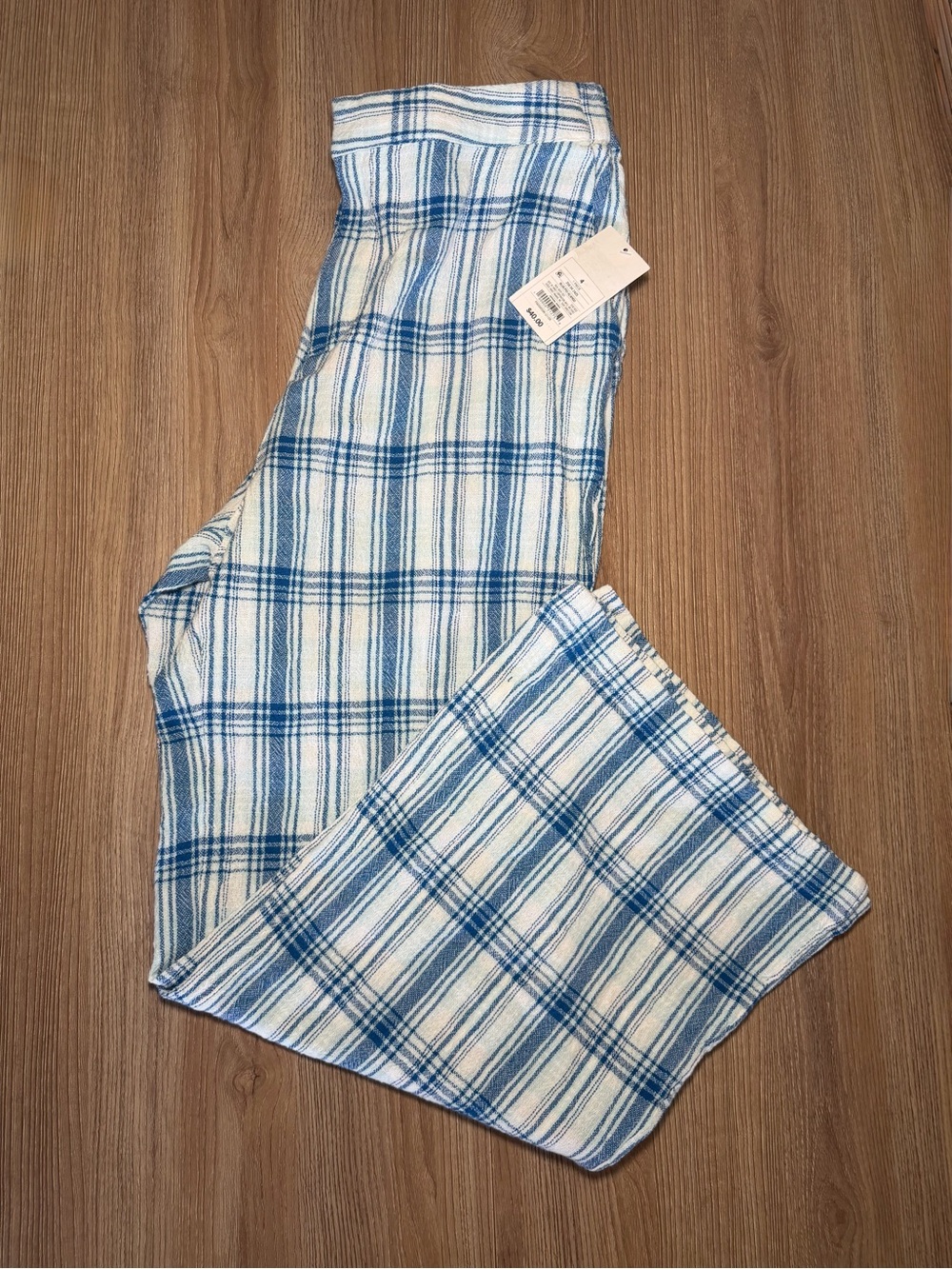 Women’s Blue Plaid fall Bottoms